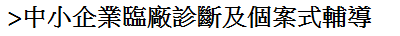 中小企業臨廠診斷及個案式輔導